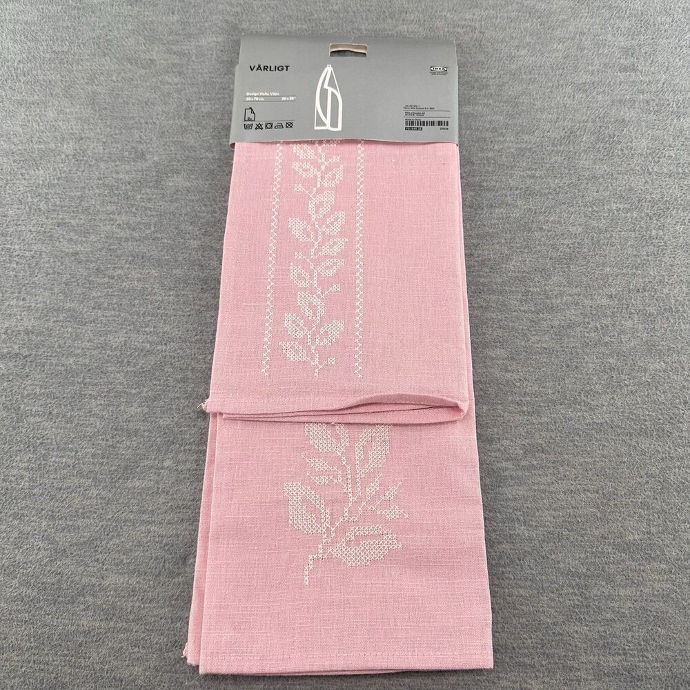 IKEA - Varligt Design Helle Vilen Pink Kitchen Towel 20x28"  A47